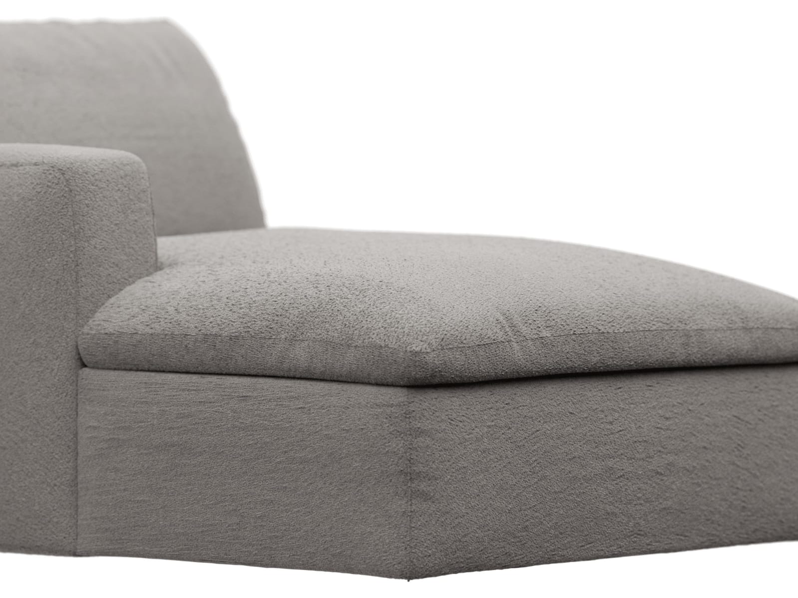 Cloud Deep Chaise Left Module Boucle Pumice color Boucle Pumice