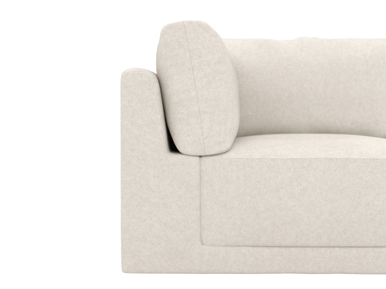 Haven Tribute Ice Corner Sofa Module color Tribute Ice