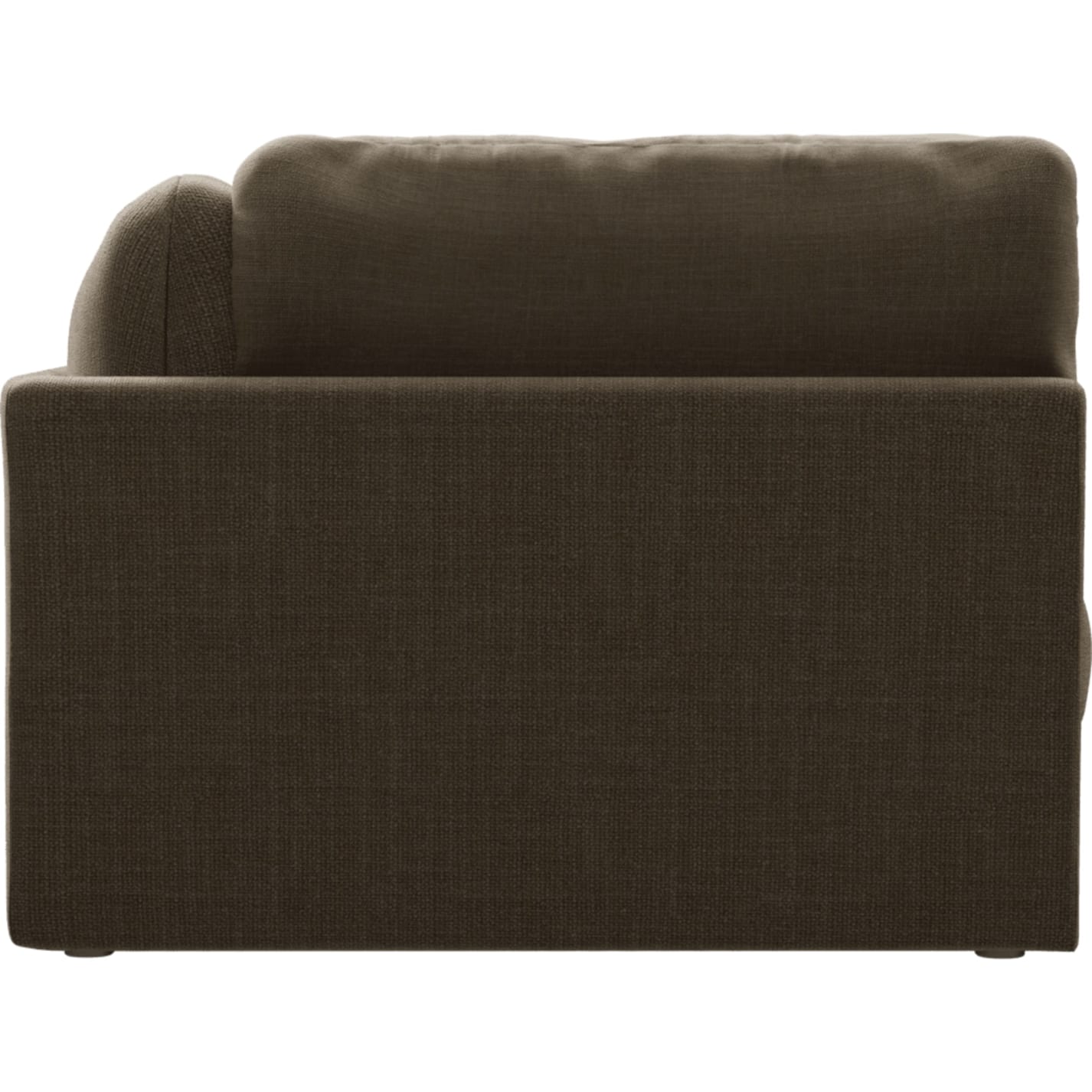 Finley Tribute Walnut Right Arm Facing Sofa Chair Module color Tribute Walnut