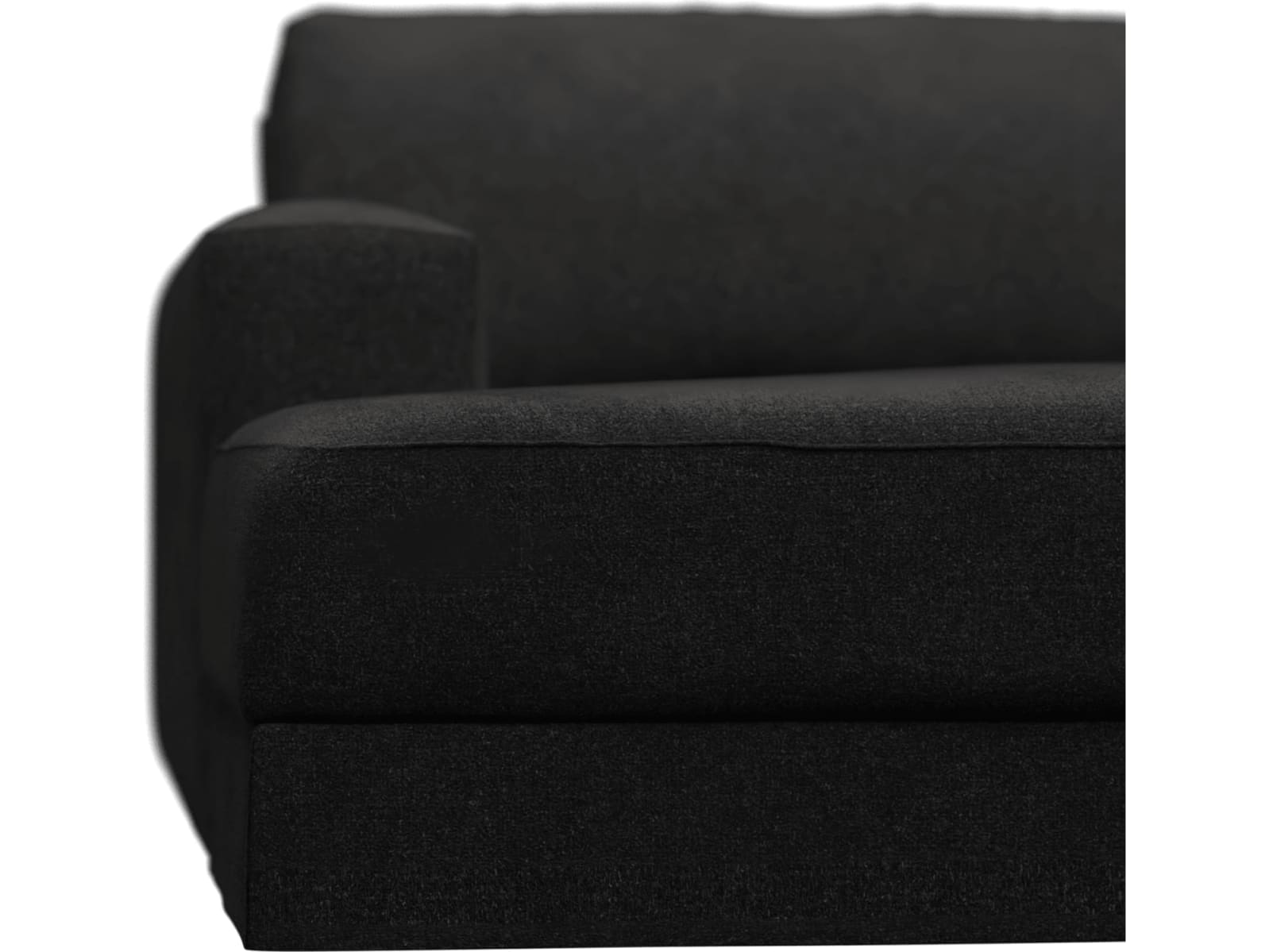Monica California Charcoal Left Arm Facing Chaise Module color California Charcoal