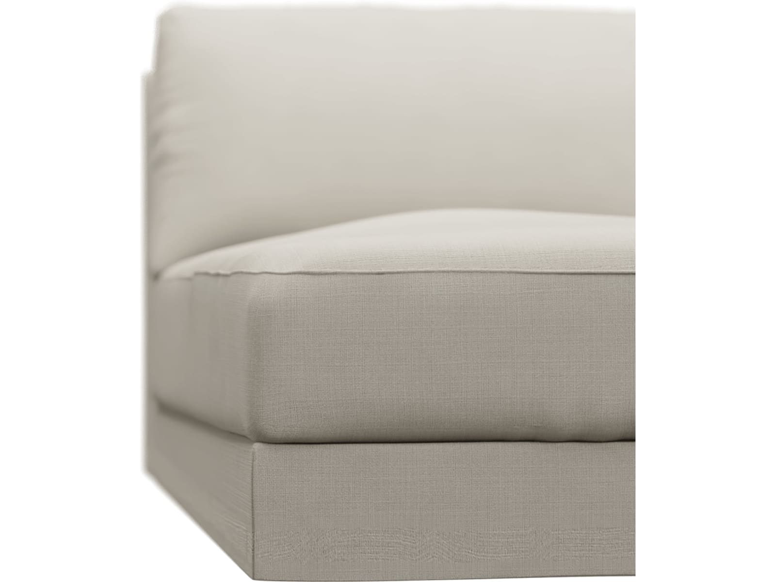 Monica Toorak Pearl Right Arm Facing Chaise Module color Toorak Pearl