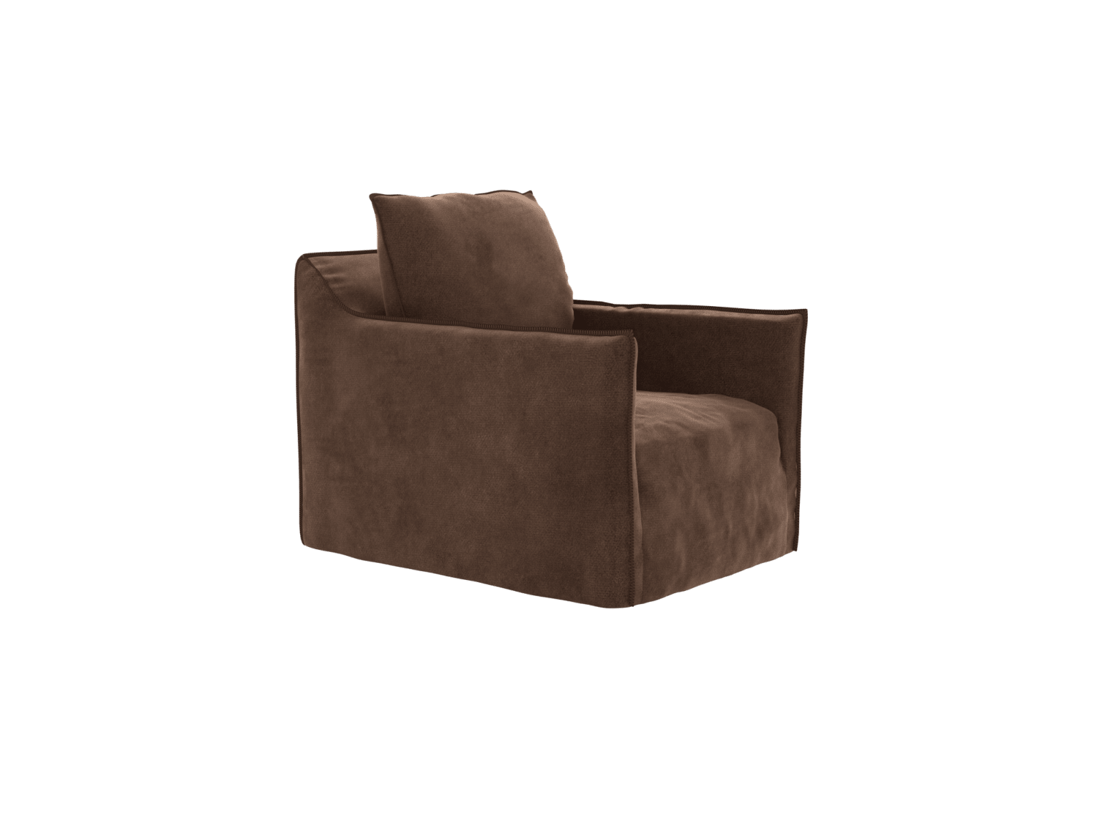 Como Muse Chocolate Occasional Chair color Muse Chocolate