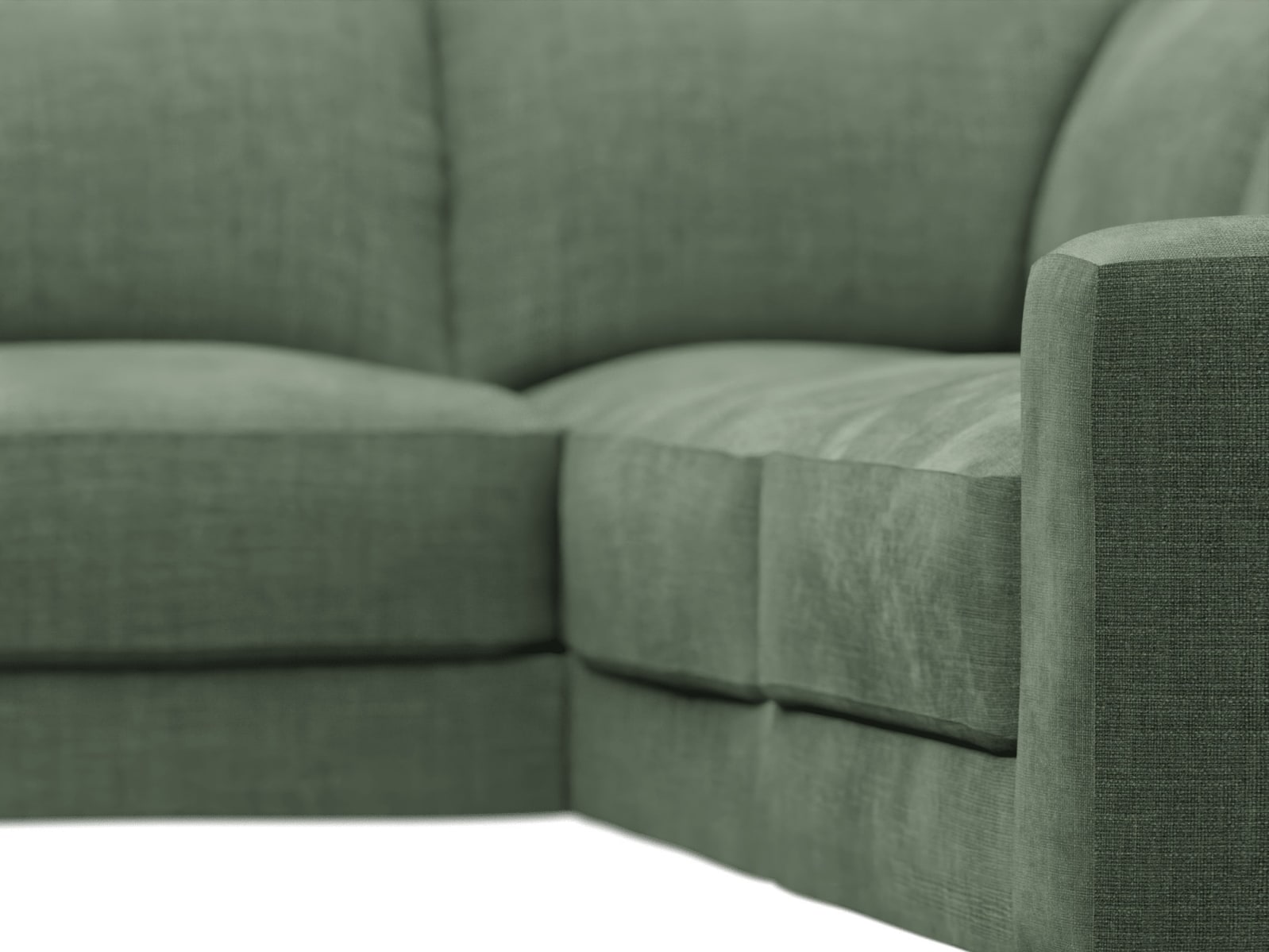 Monica Tribute Dark Jade Sofa - 4 Seater LAF Terminal color Tribute Dark Jade