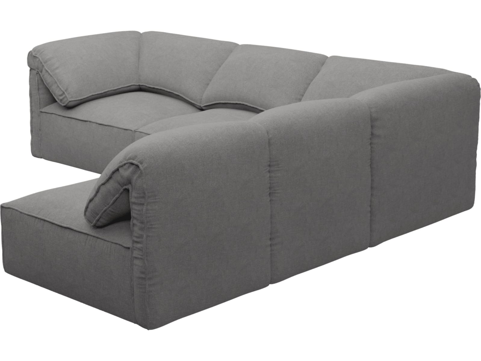 Kai California Slate Modular Sofa - 5 Seater color California Slate