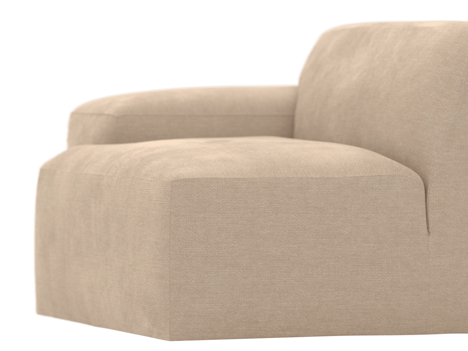 Copenhagen Muse Driftwood Left Arm Facing Sofa Module color Muse Driftwood