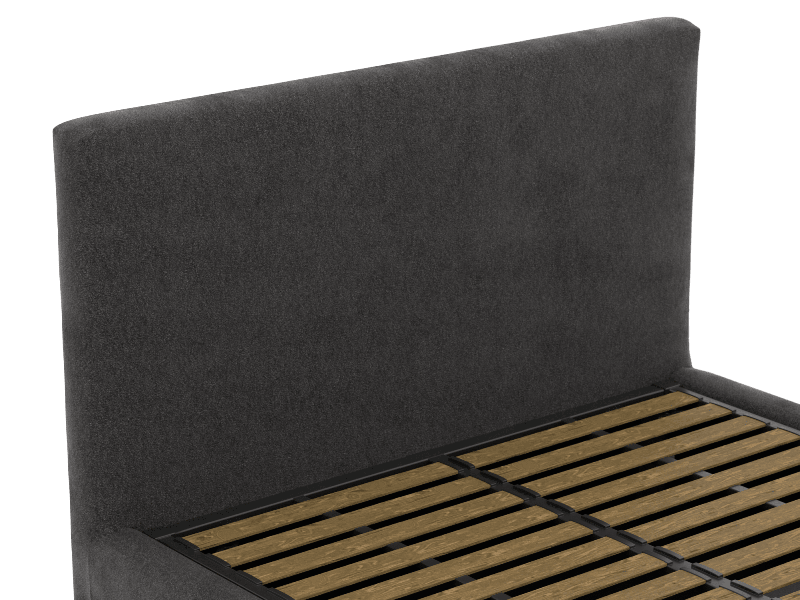 Willow Gas Lift Bed California Charcoal color California Charcoal