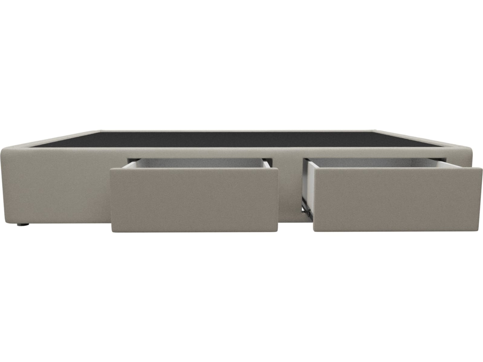 Zenith Storage Drawer Bed Base View Cream color View Cream