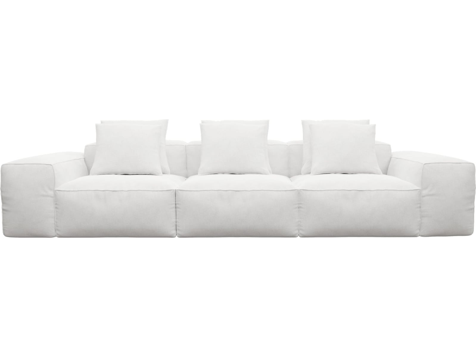 Riley Noa Fog Modular Sofa - 3 Seater color Noa Fog