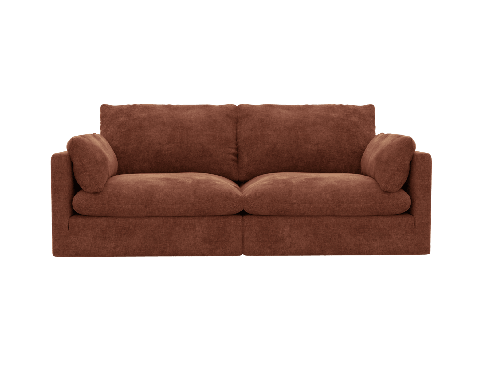 Willow Muse Rust Modular Sofa - 2 Seater color Muse Rust