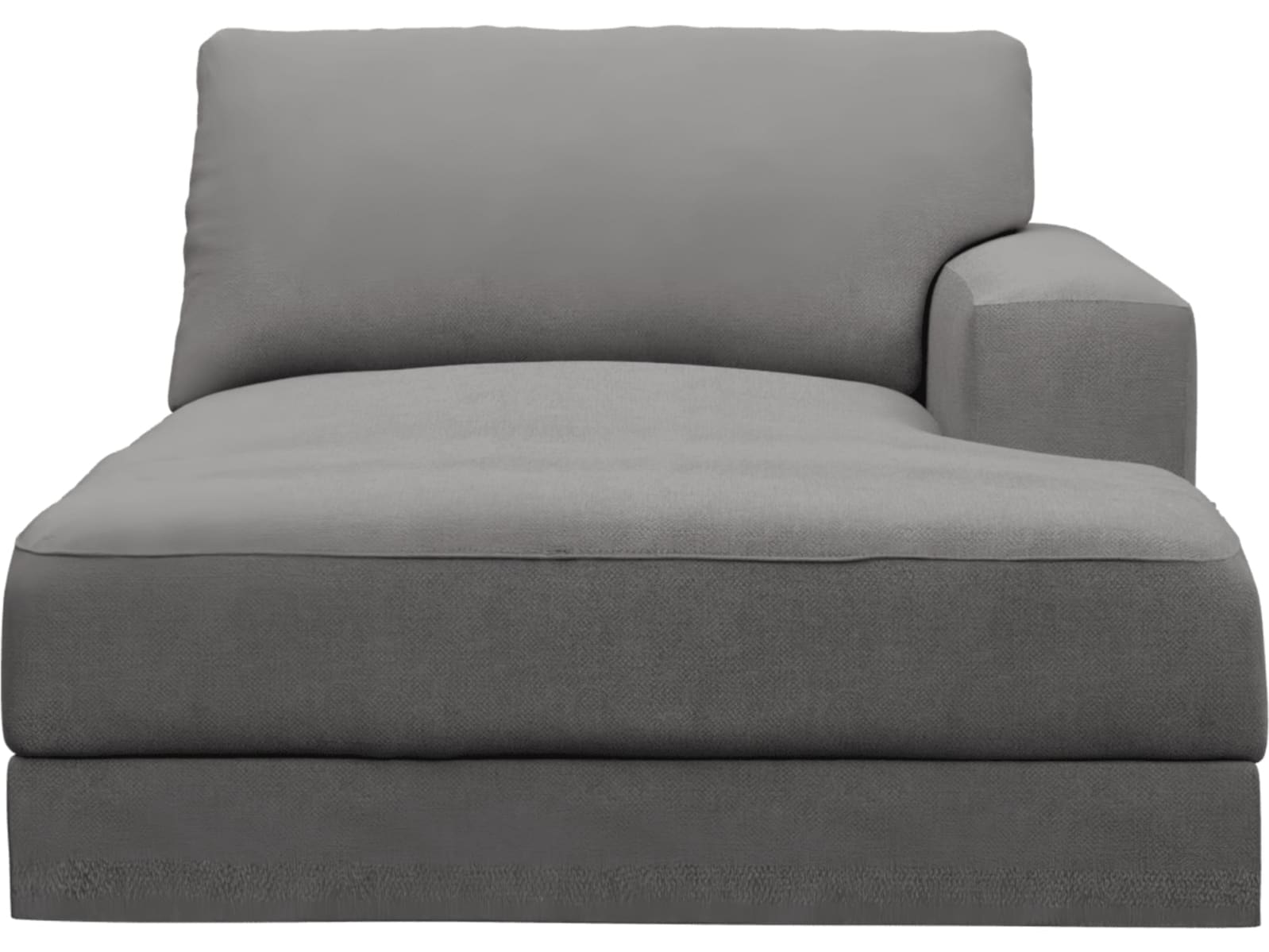 Monica California Slate Right Arm Facing Chaise Module color California Slate
