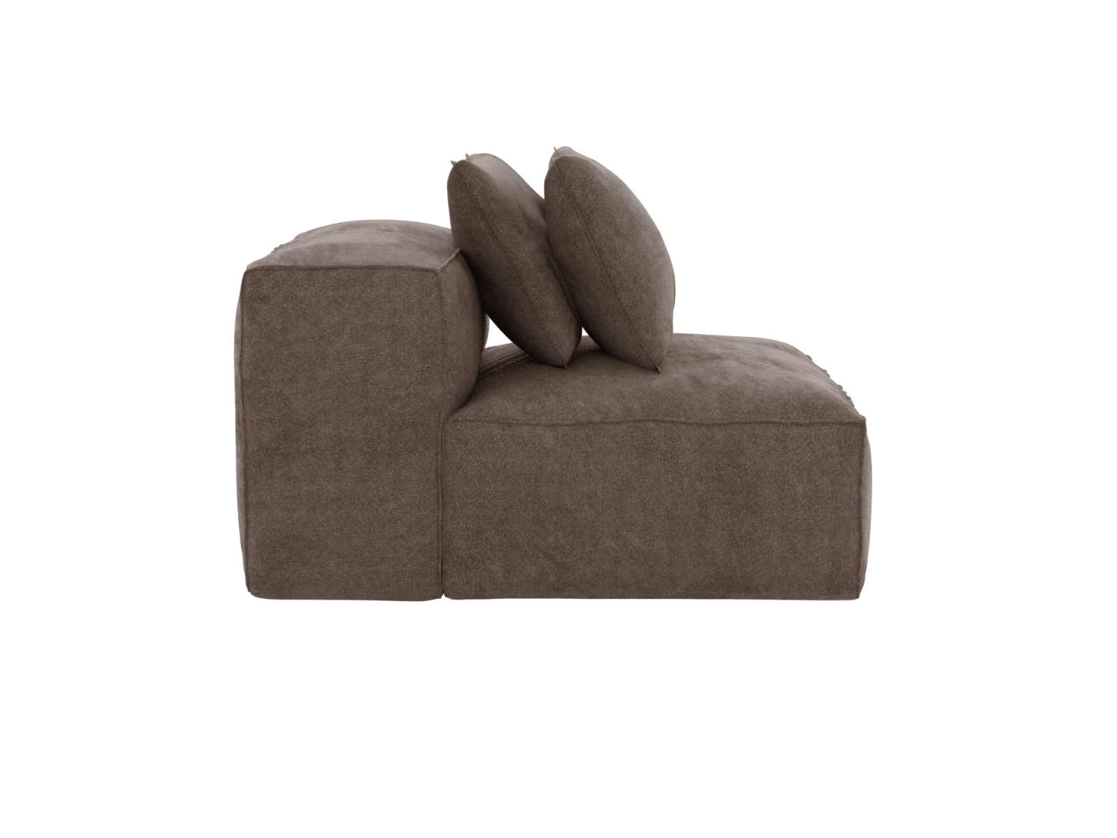 Riley Muse Mink Armless Sofa Module color Muse Mink