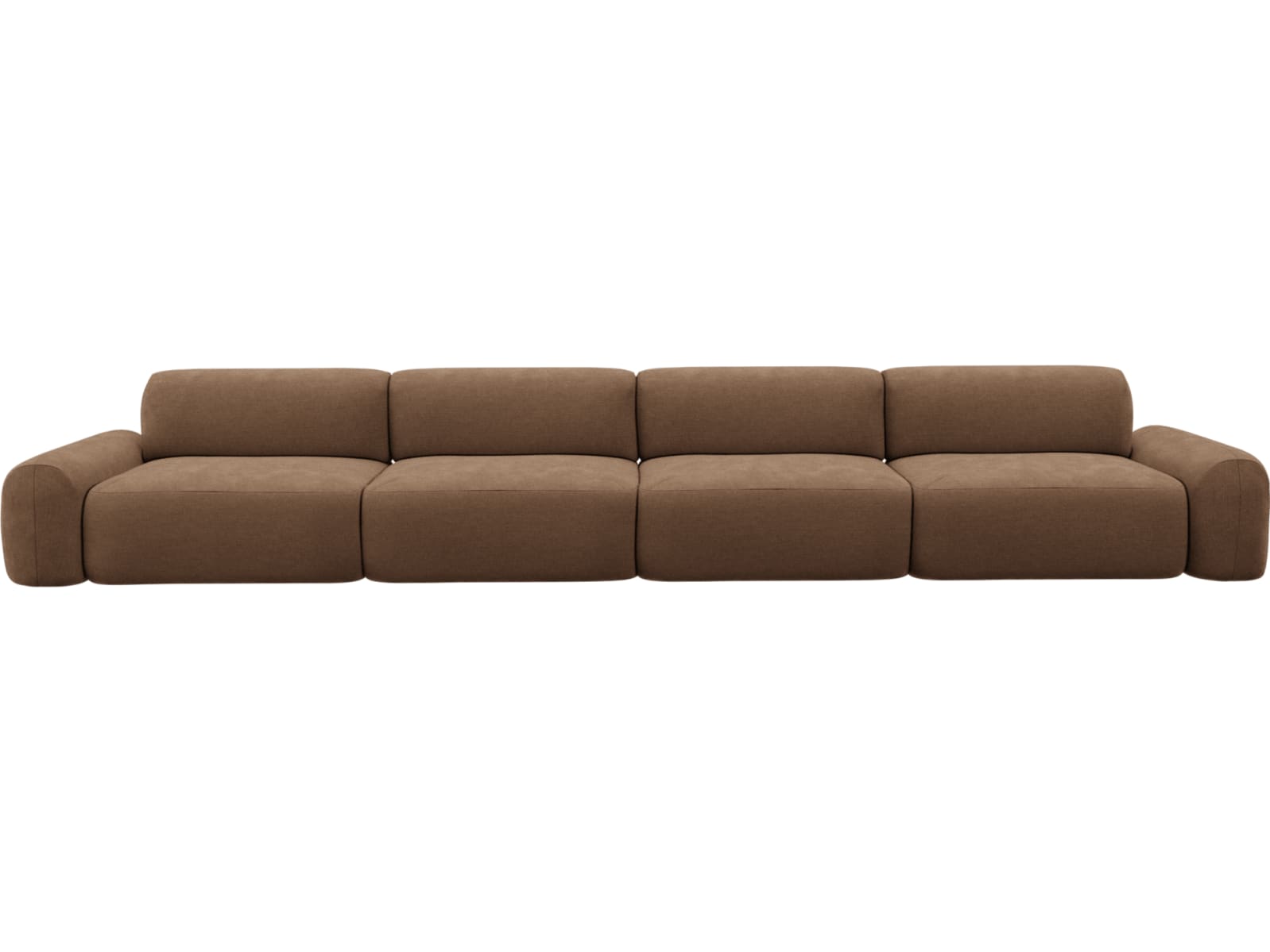 Beckett Tribute Chestnut Modular Sofa - 4 Seater color Tribute Chestnut
