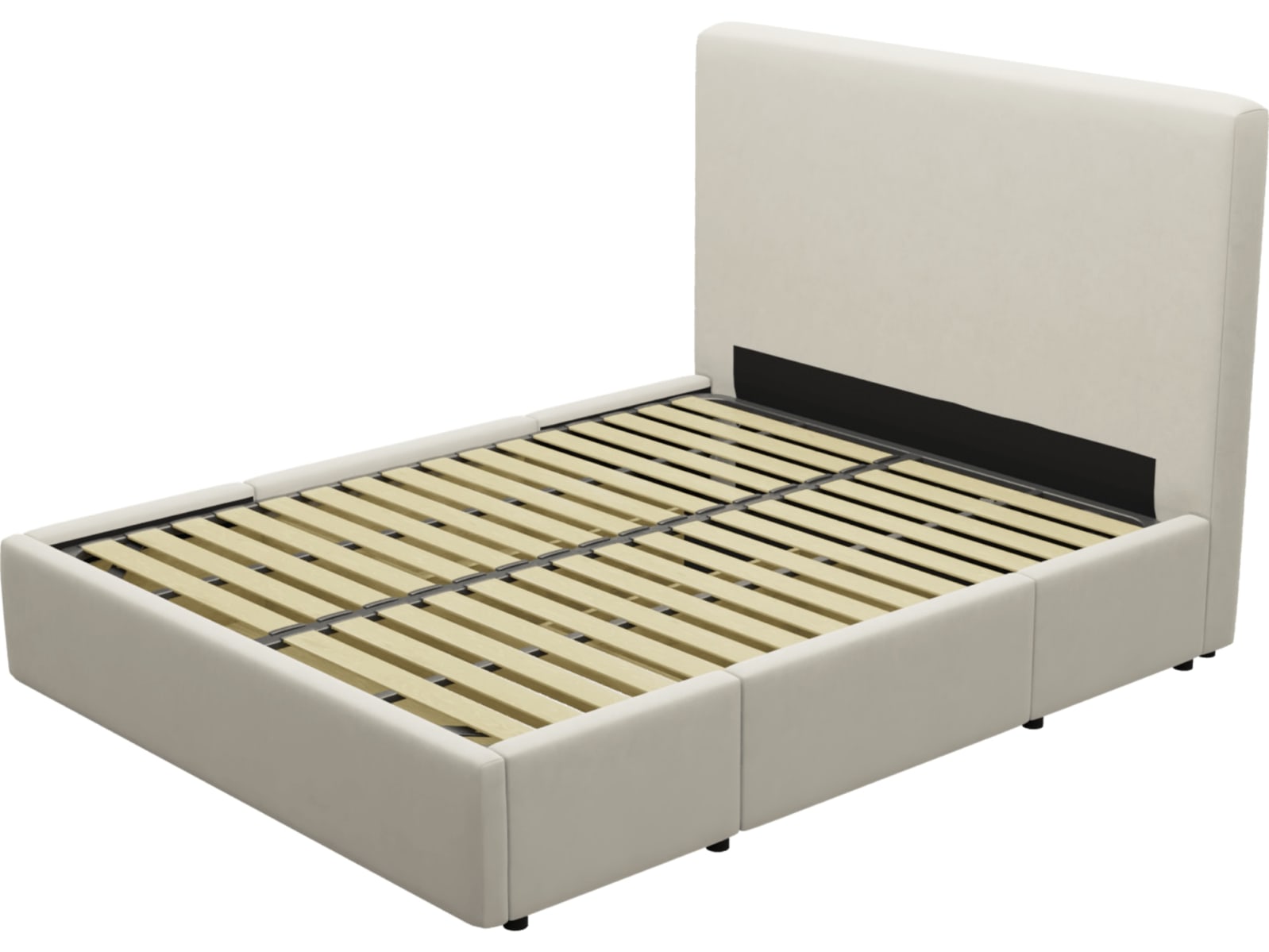 Aria Drawer Bed Muse Flax color Muse Flax