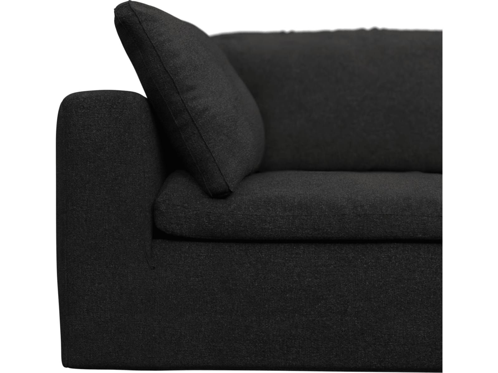 Cloud Deep California Charcoal Modular Sofa - 4 Piece color California Charcoal