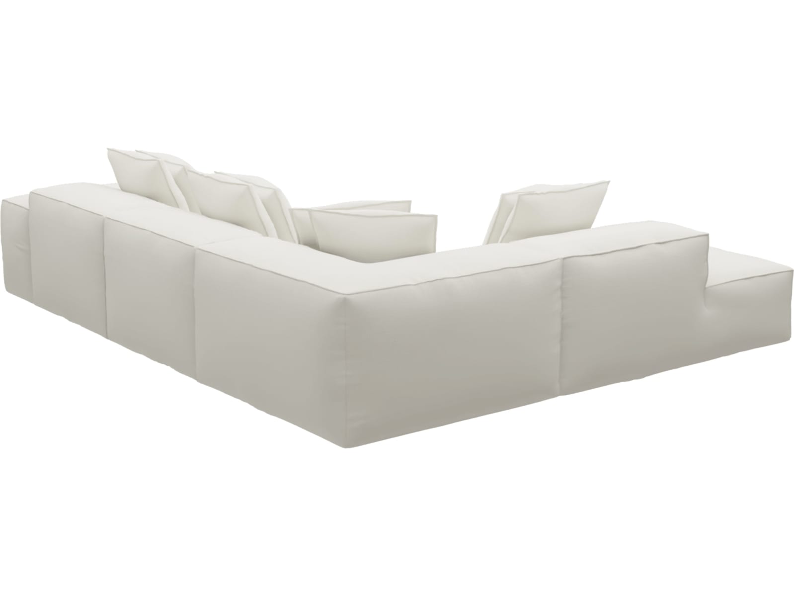 Riley Tribute Shell Modular Sofa - Arm, 2x Armless, Corner, Left Terminal color Tribute Shell