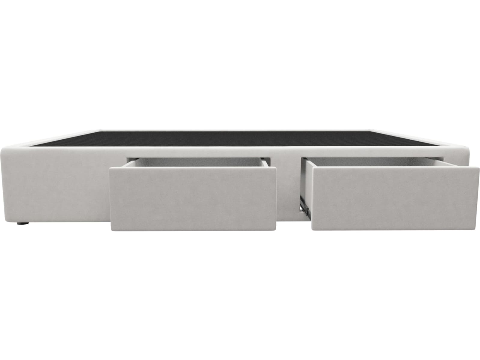 Zenith Storage Drawer Bed Base Muse Frost color Muse Frost