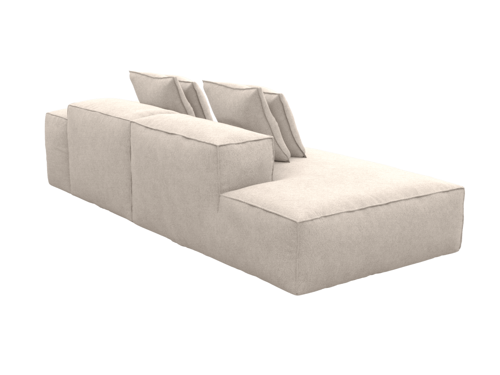 Riley Noa Desert Modular Sofa Left Terminal - 3 Seater color Noa Desert