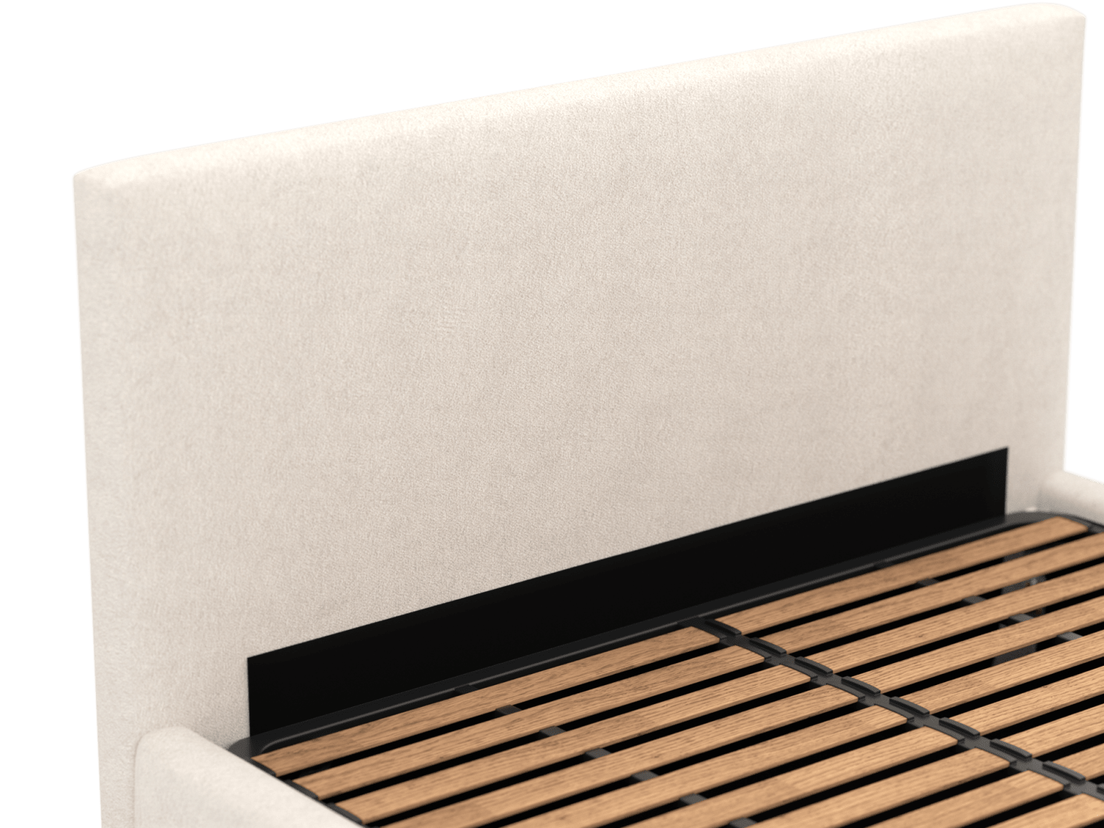Haven Gas Lift Bed Noa Fog King color Noa Fog