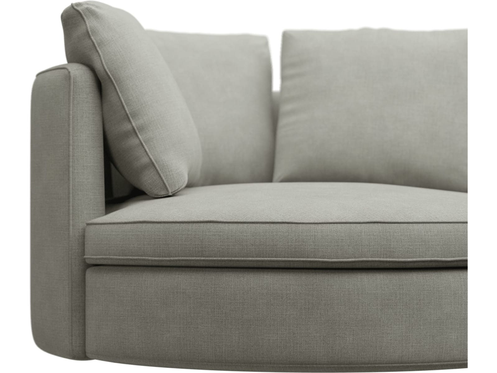 Adore Toorak Pebble Swivel Chair color Toorak Pebble