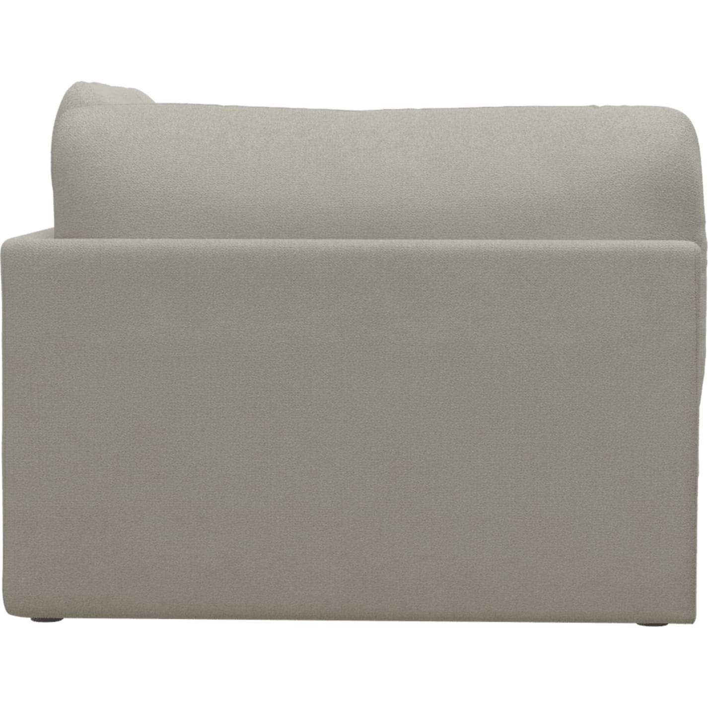 Finley California Ivory Left Arm Facing Sofa Chair Module color California Ivory