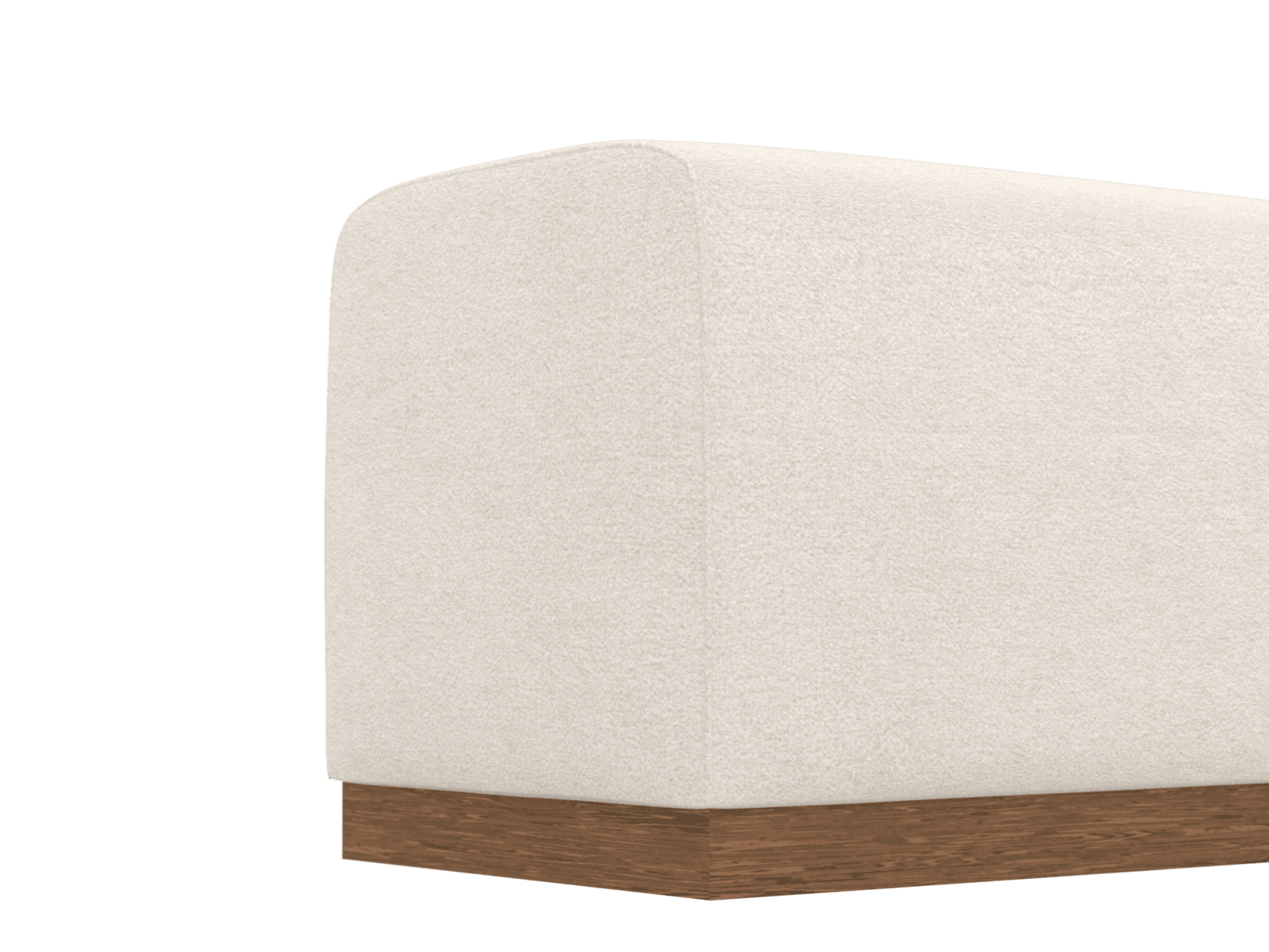 Havana Bed End Noa Fog color Noa Fog