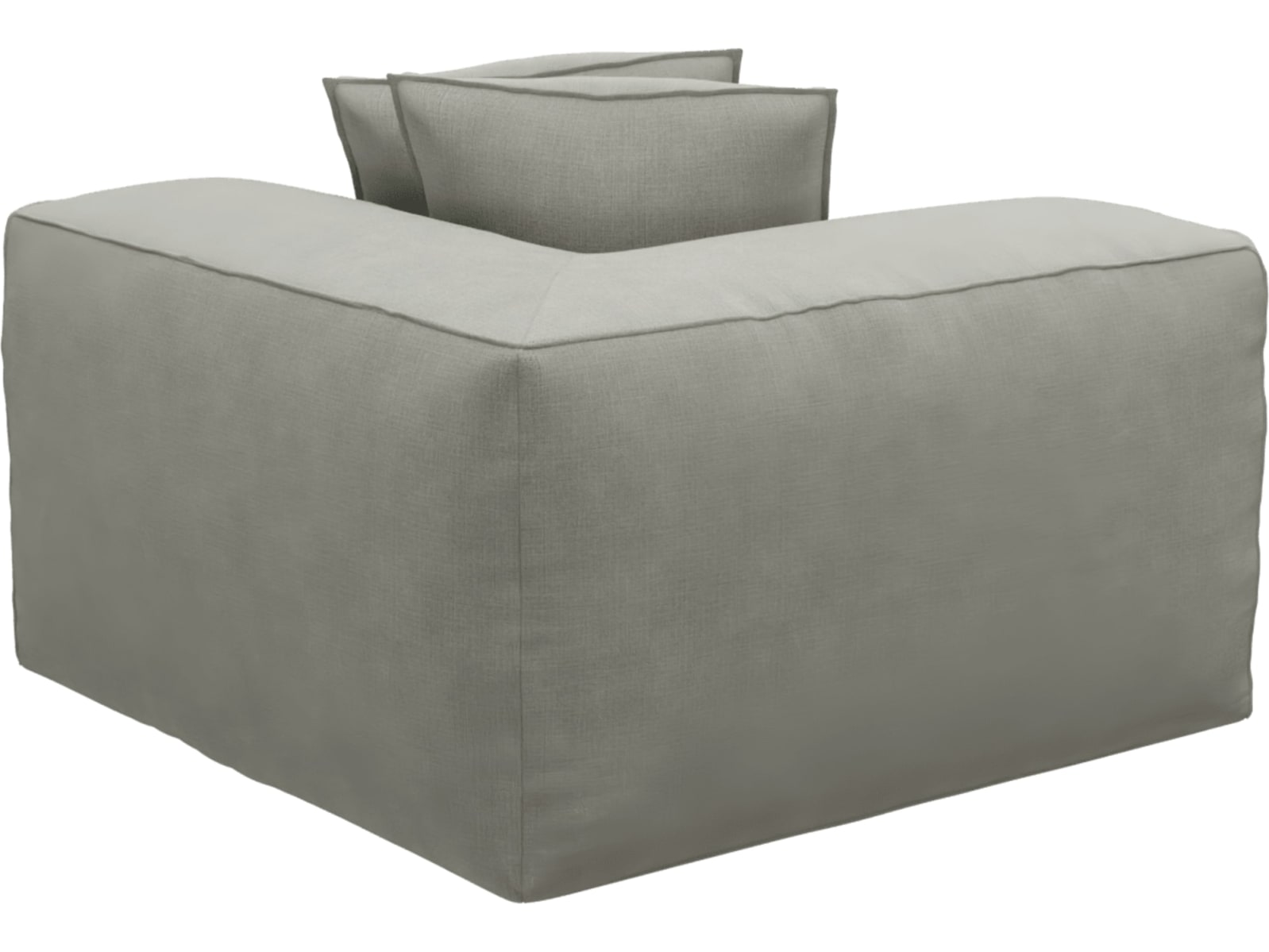 Riley Toorak Pebble Module Corner color Toorak Pebble