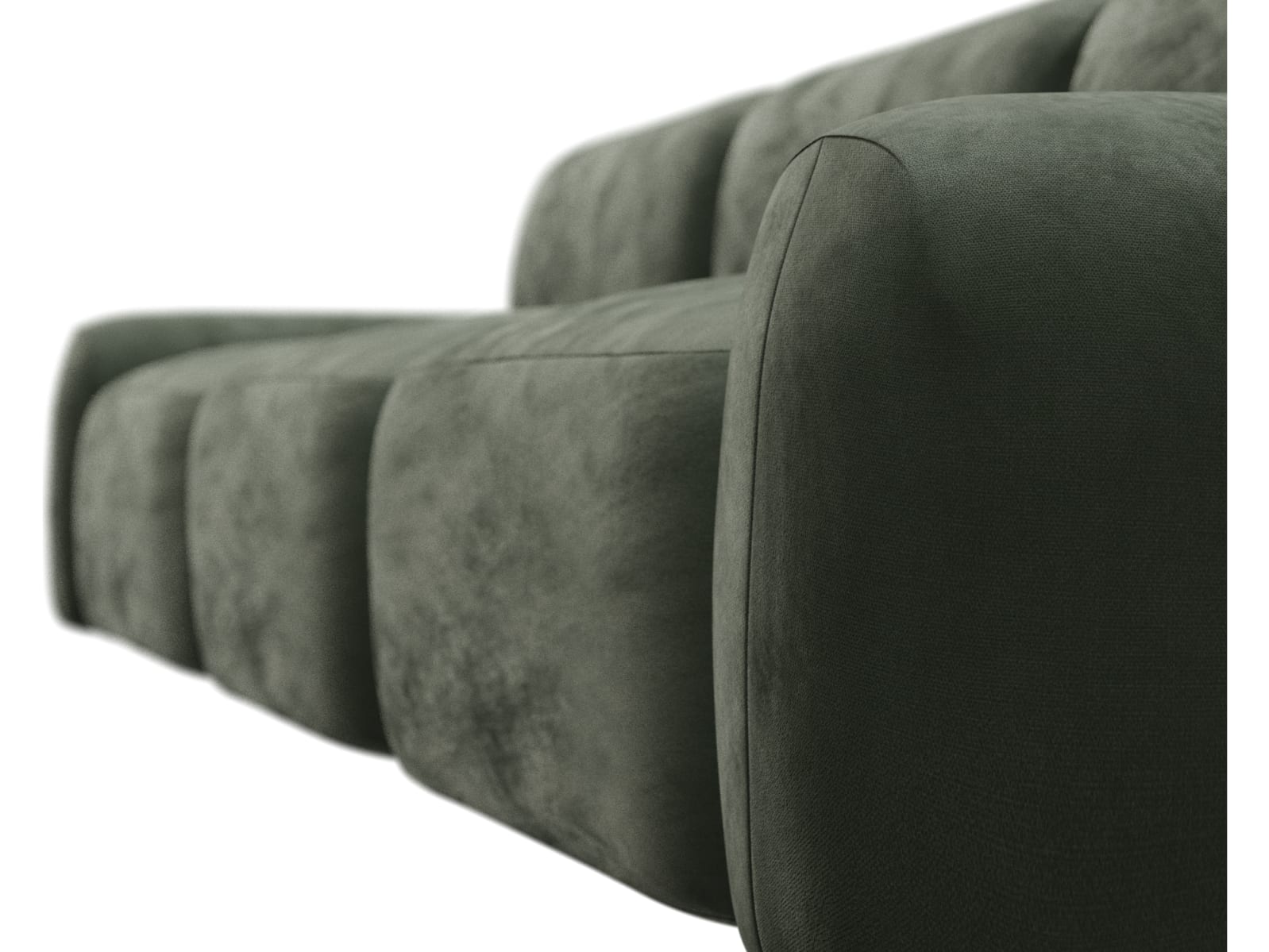 Beckett Muse Forest Modular Sofa - 3 Seater color Muse Forest