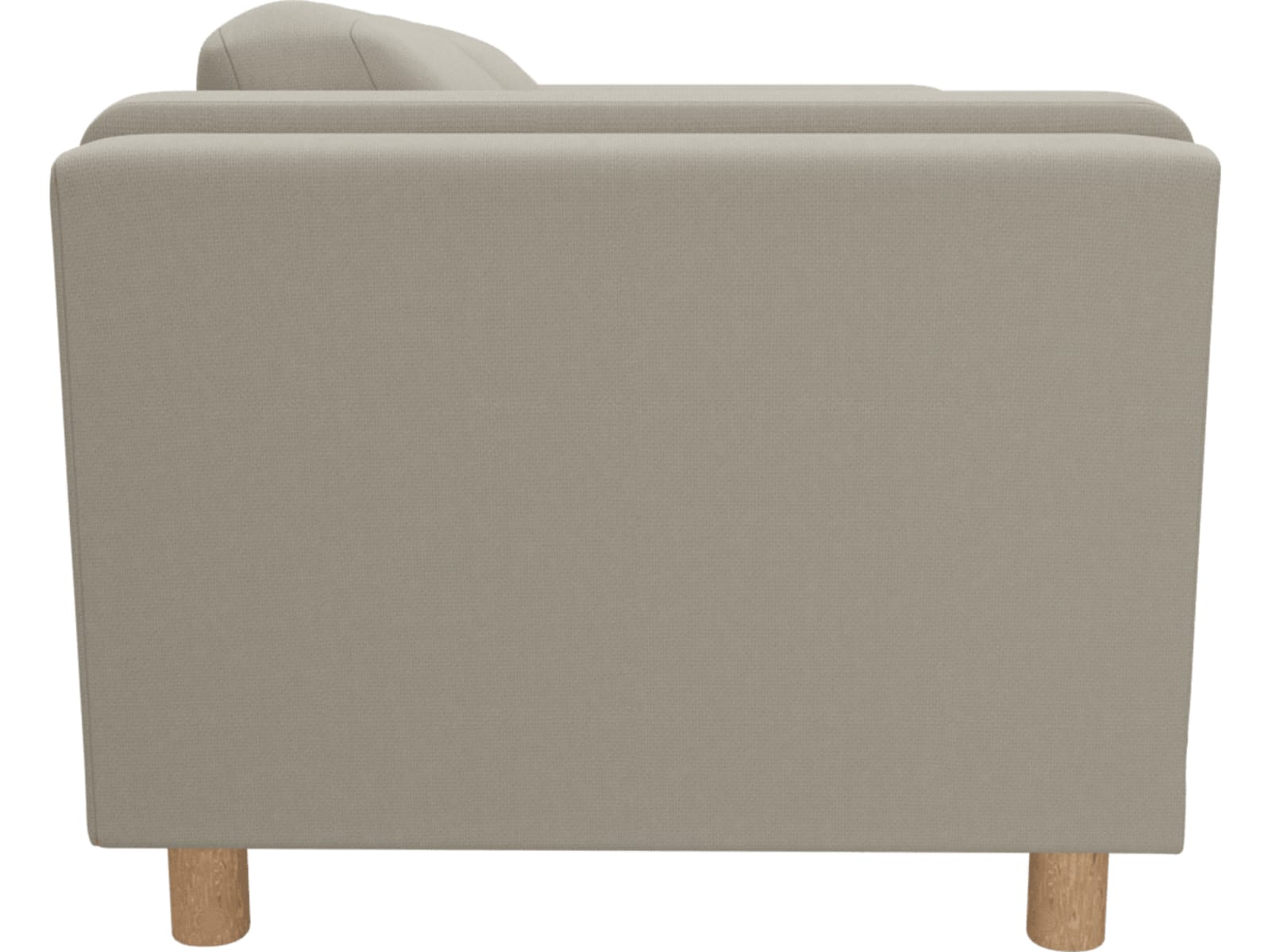 Hayes Plaza Natural Sofa - 2 Seater color Plaza Natural