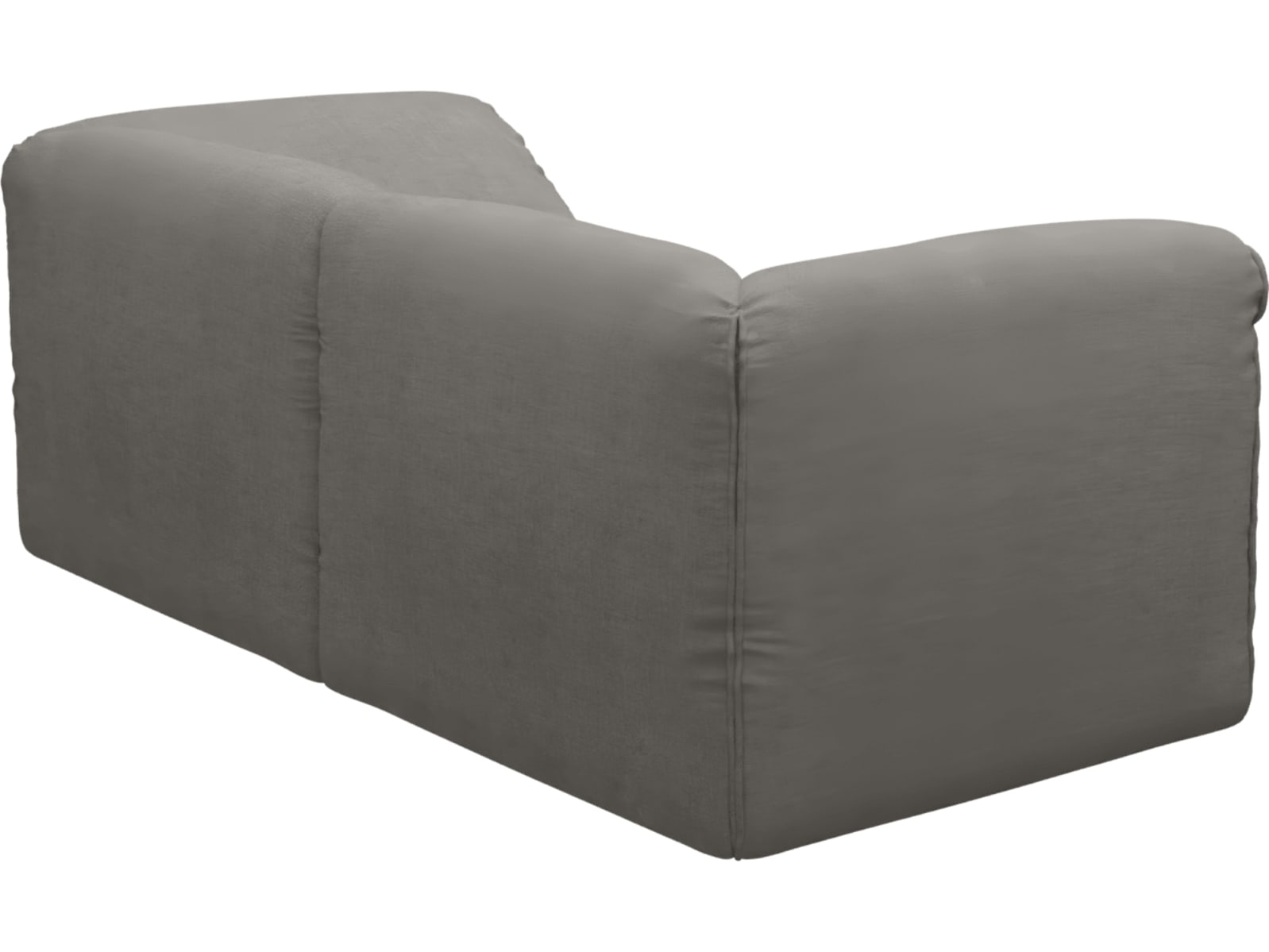 Kai Isla Soft Grey Modular Sofa - 2 Seater color Isla Soft Grey