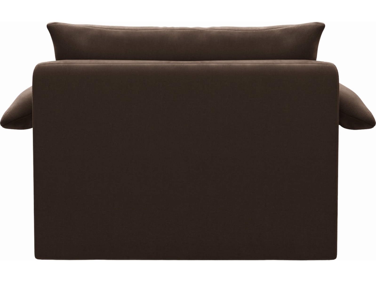 Ludlow Muse Chocolate Armchair color Muse Chocolate