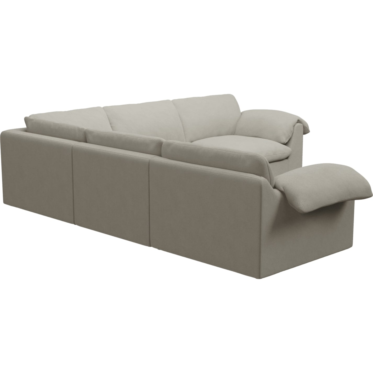 Ludlow California Ivory Corner Sofa - 5 Seater color California Ivory