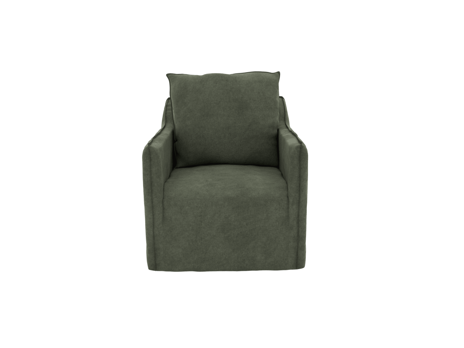 Como Occasional Chair 1 Seater Slipcover Muse Forest color Muse Forest