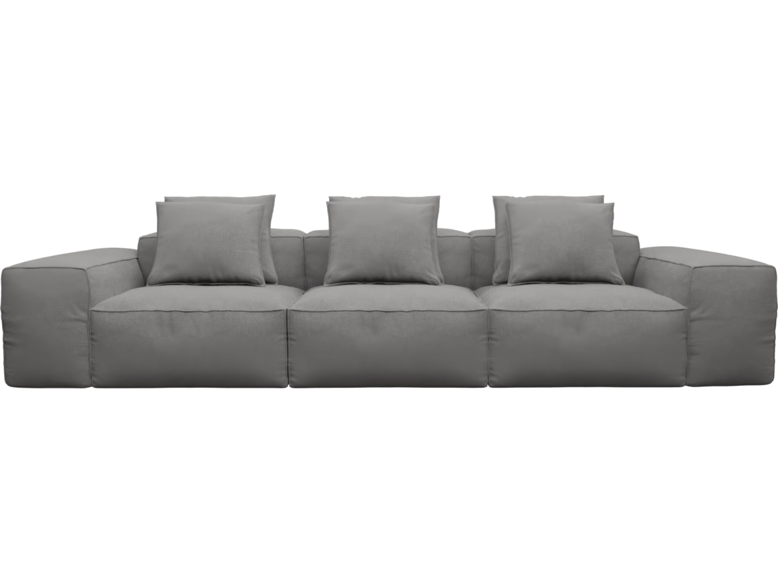 Riley California Slate Modular Sofa - 3 Seater color California Slate