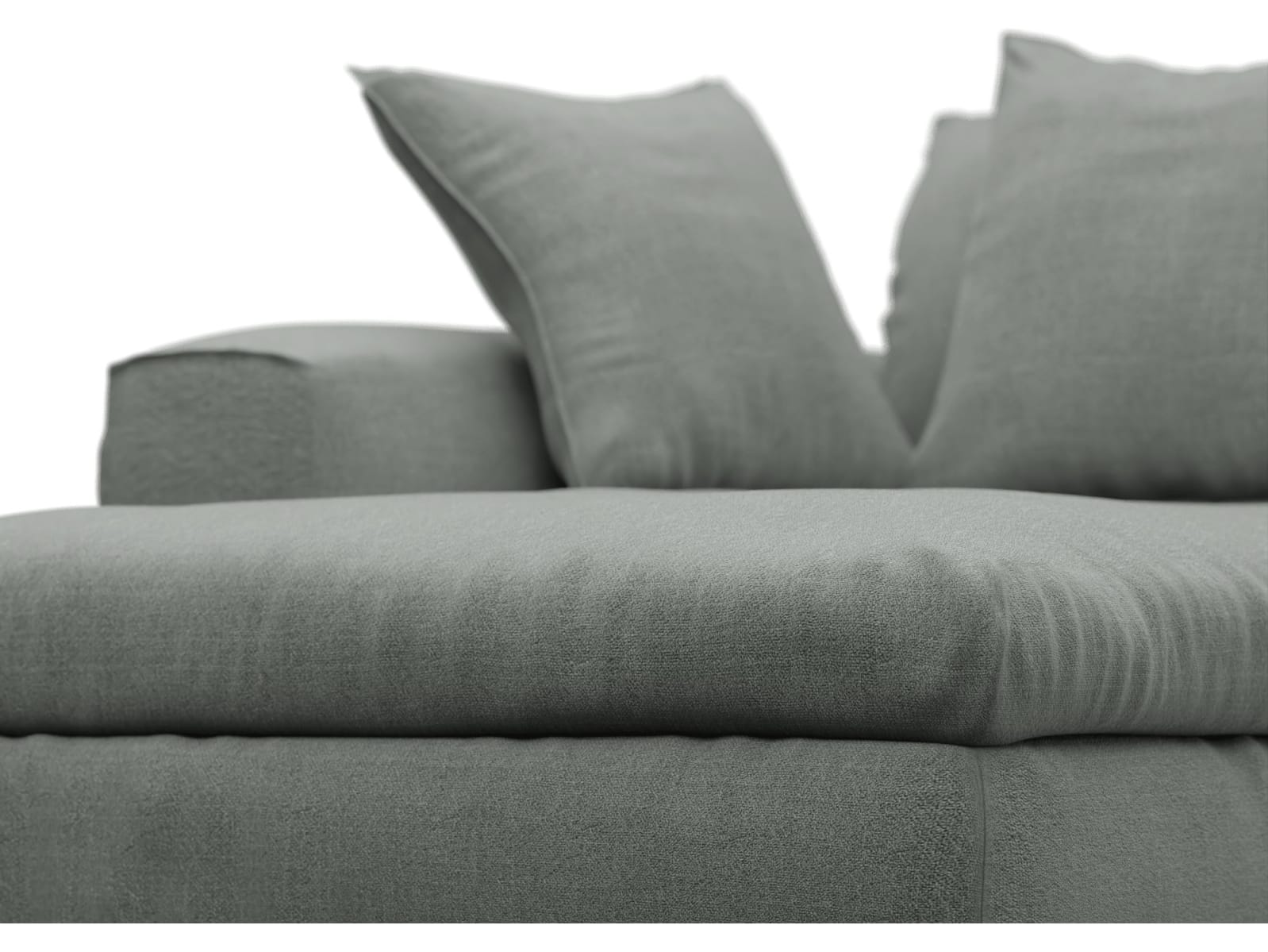 Tully Tribute Storm Chaise Left Arm Facing Module color Tribute Storm