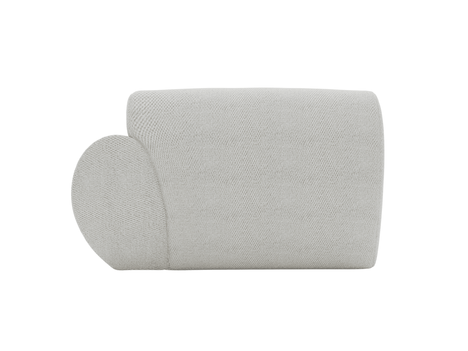 Malmo Kent Bisque Chaise Right Arm Facing Sofa Module color Kent Bisque