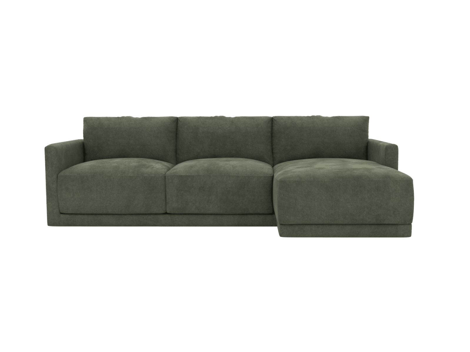 Haven Muse Forest 3 Seater Chaise Sofa color Muse Forest