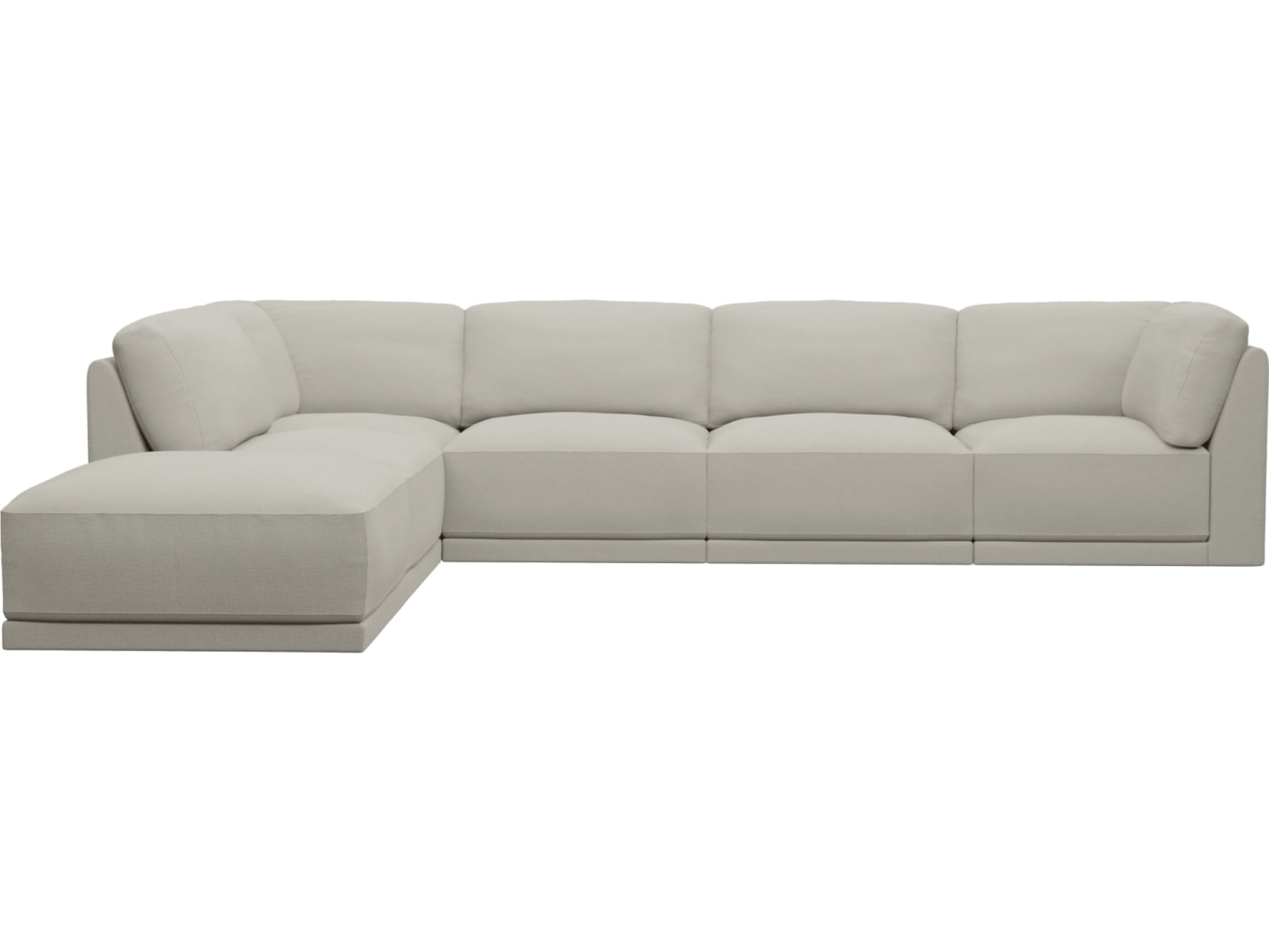 Emily Modular Sofa View Cream - 6 Piece color View Cream