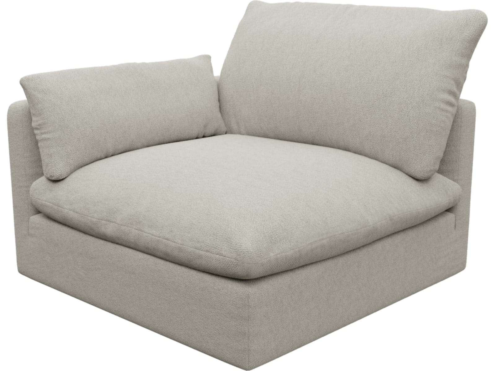 Willow Noa Desert 1 Seat Left Arm Facing Sofa Module color Noa Desert