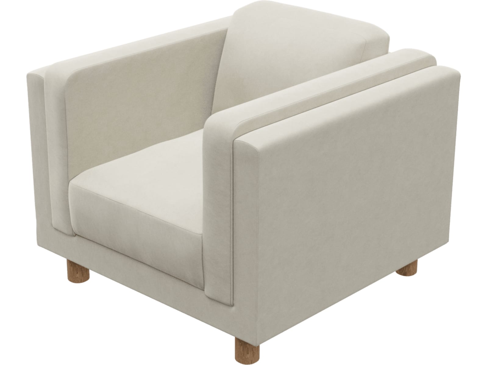 Hayes Muse Flax Armchair color Muse Flax