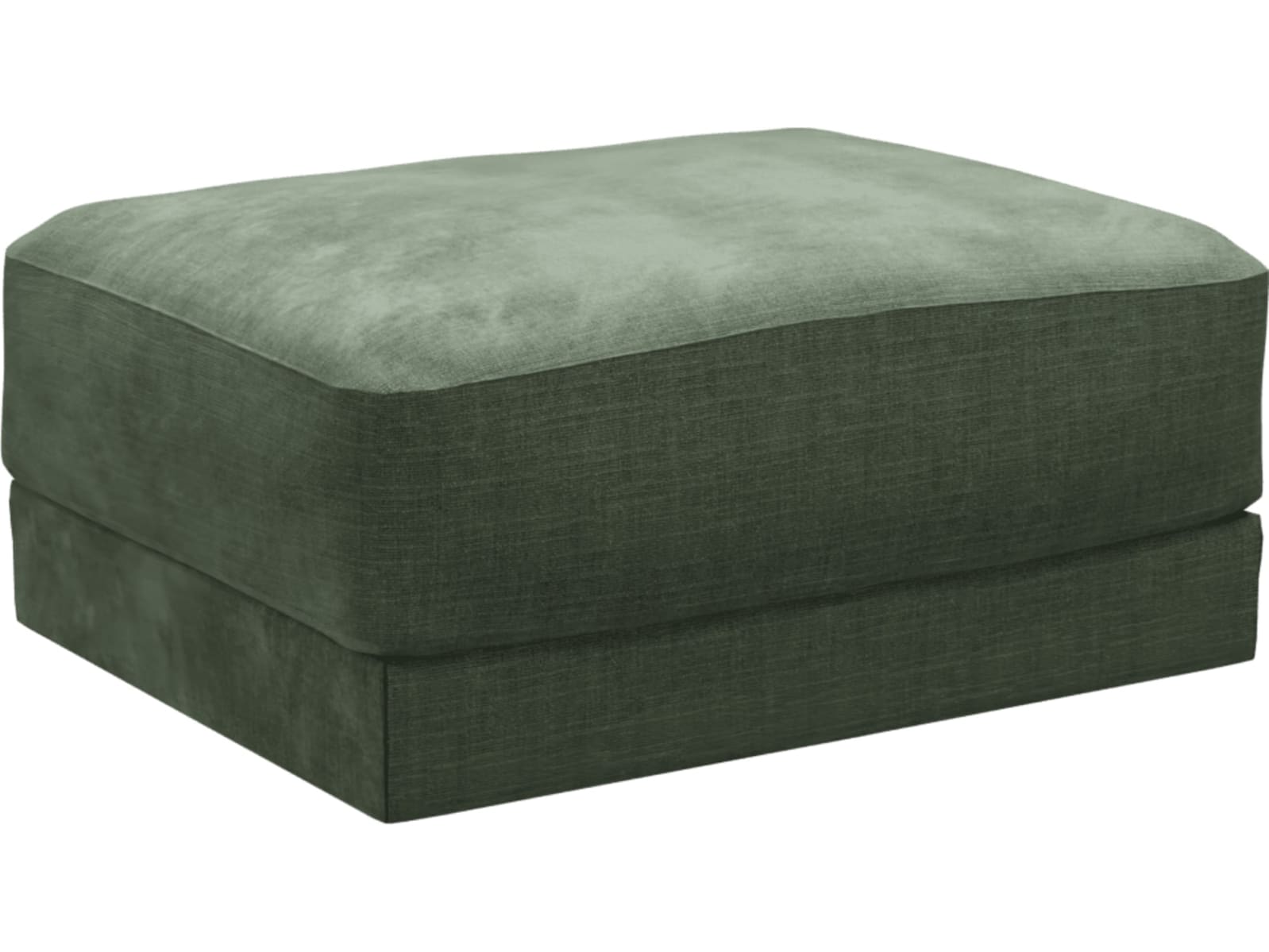 Monica Tribute Dark Jade Ottoman color Tribute Dark Jade
