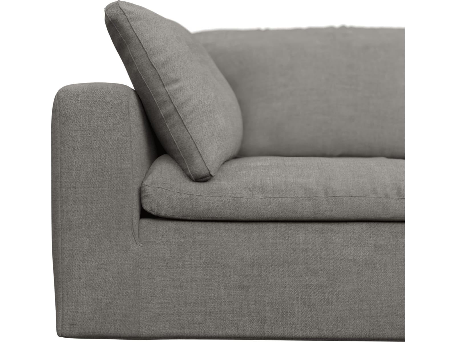 Cloud Deep Isla Soft Grey Modular Sofa - 5 Piece color Isla Soft Grey