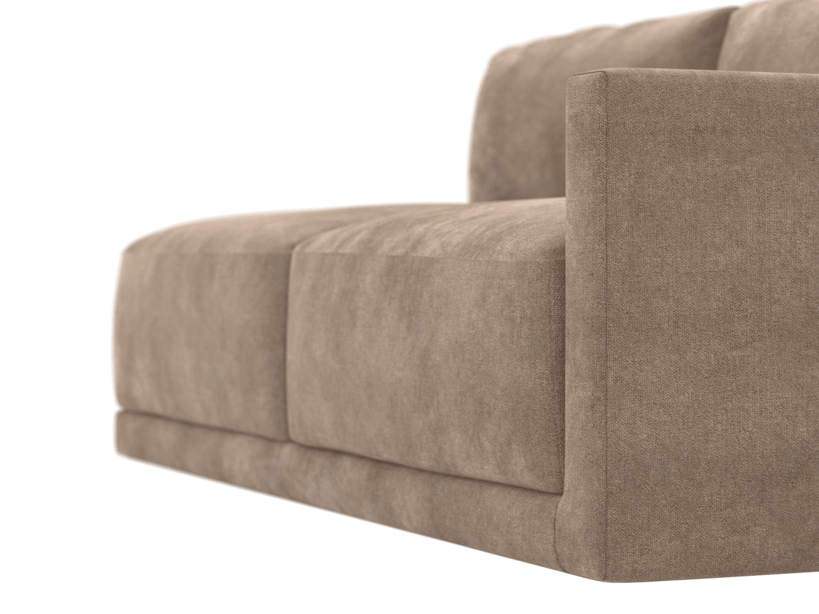 Haven Tribute Walnut 3 Seater Right Arm Facing Sofa Module color Tribute Walnut