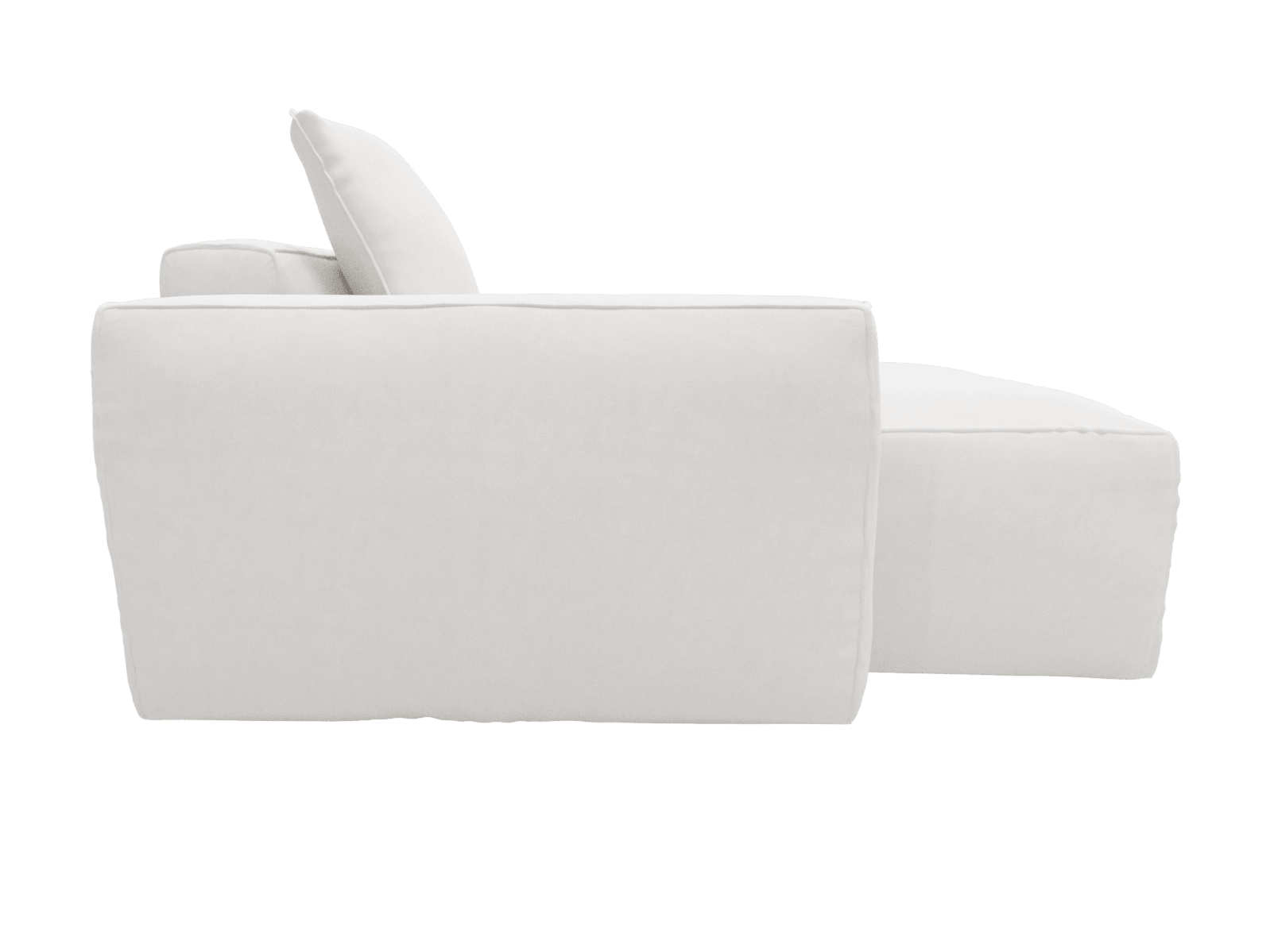 Riley Apt Muse Frost Chaise Left Arm Facing Sofa Module color Muse Frost