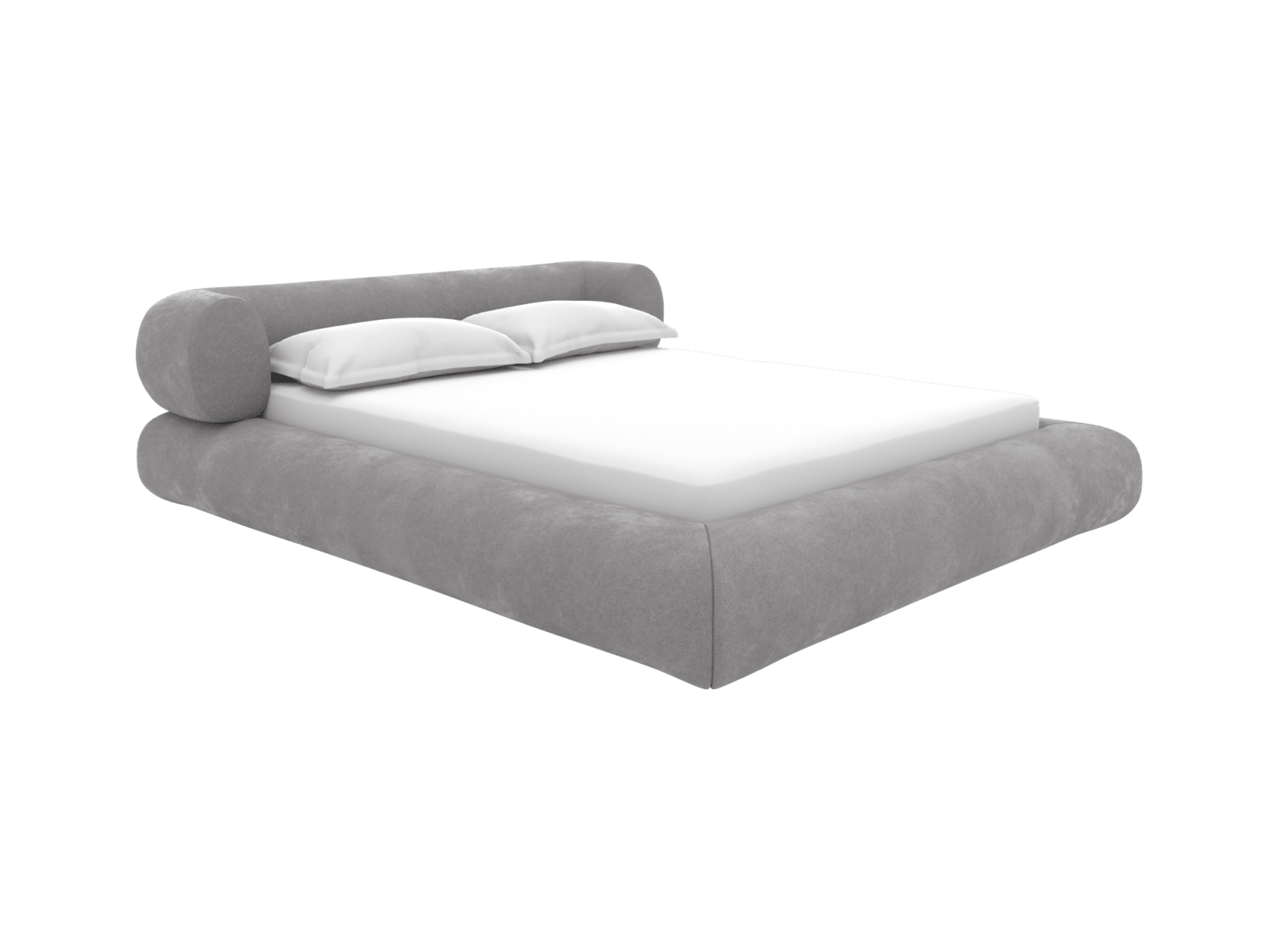 Frankie Bed View Steel color View Steel