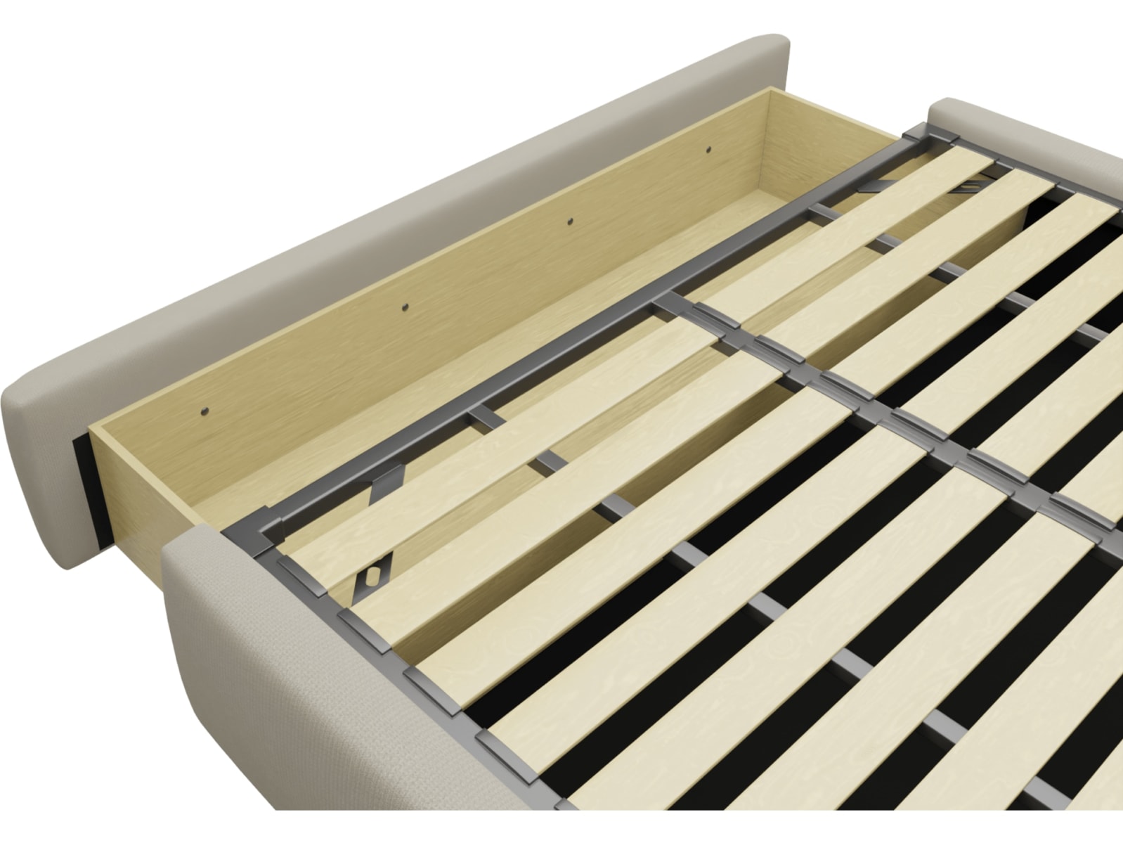 Lucy Drawer Bed Plaza Natural color Plaza Natural