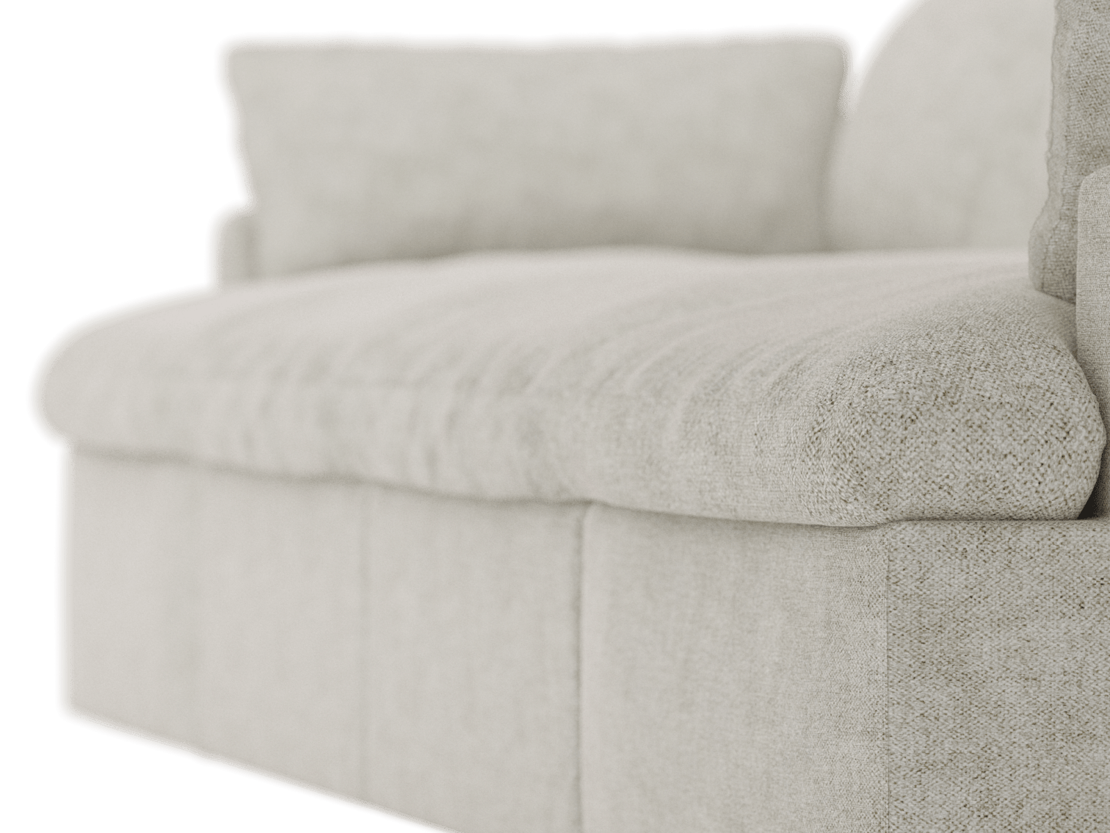 Retreat Avon Mineral Modular Sofa - 4 Piece color Avon Mineral