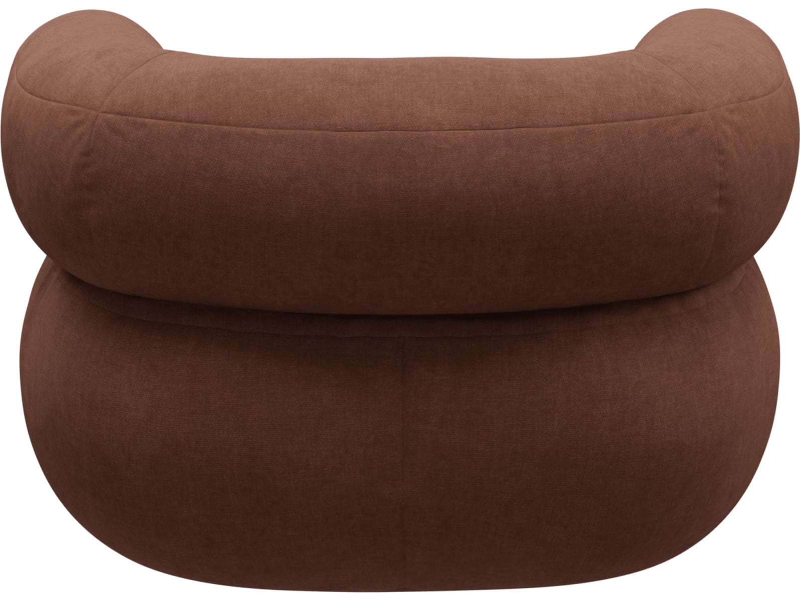 Colette Muse Rust Swivel Armchair color Muse Rust
