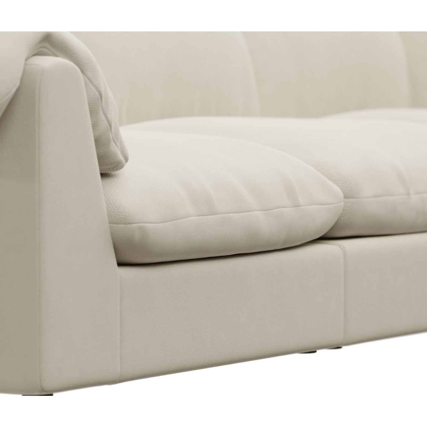 Ludlow Toorak Pearl Sofa - 5 Seater RAF Terminal color Toorak Pearl