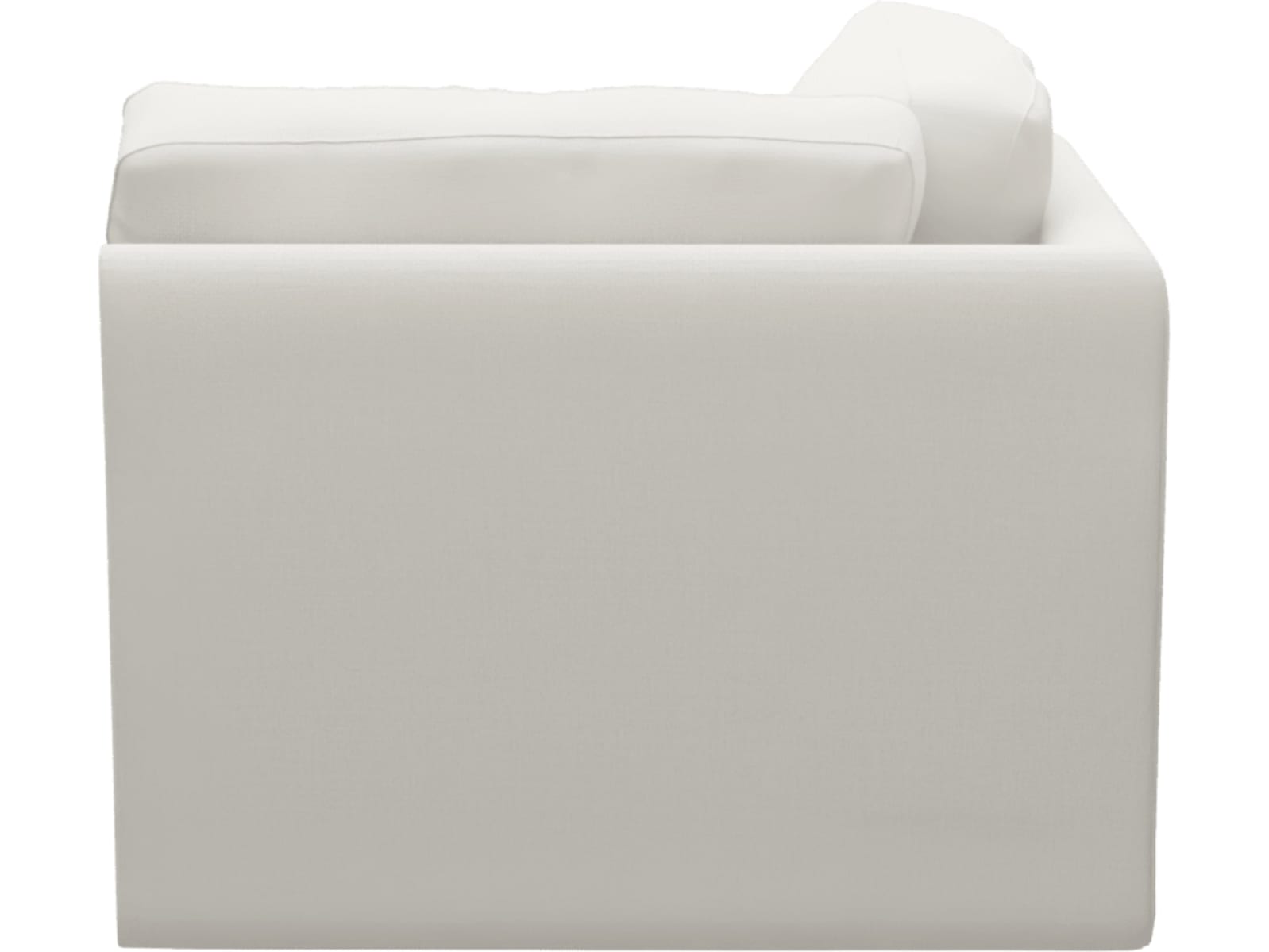 Monica Tribute Ice Corner Sofa Chair Module color Tribute Ice