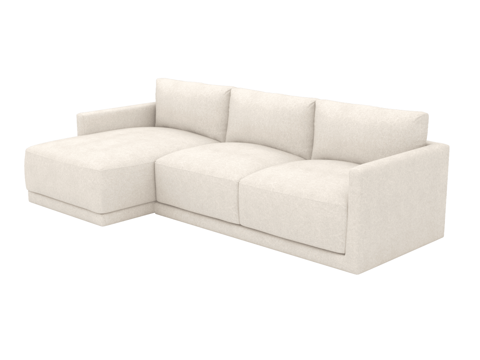 Haven Apt Tribute Ice Chaise Sofa color Tribute Ice